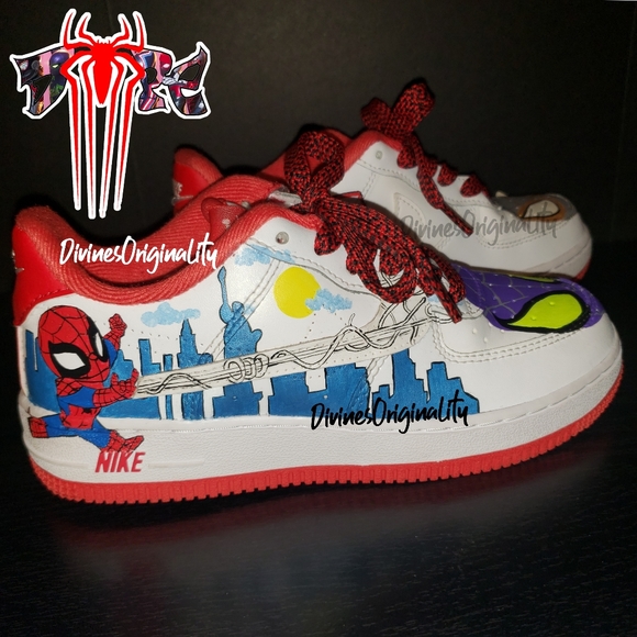 Nike air force 1 low Glow in the dark Spider-man. BLACK FRIDAY SALE - Picture 6 of 12